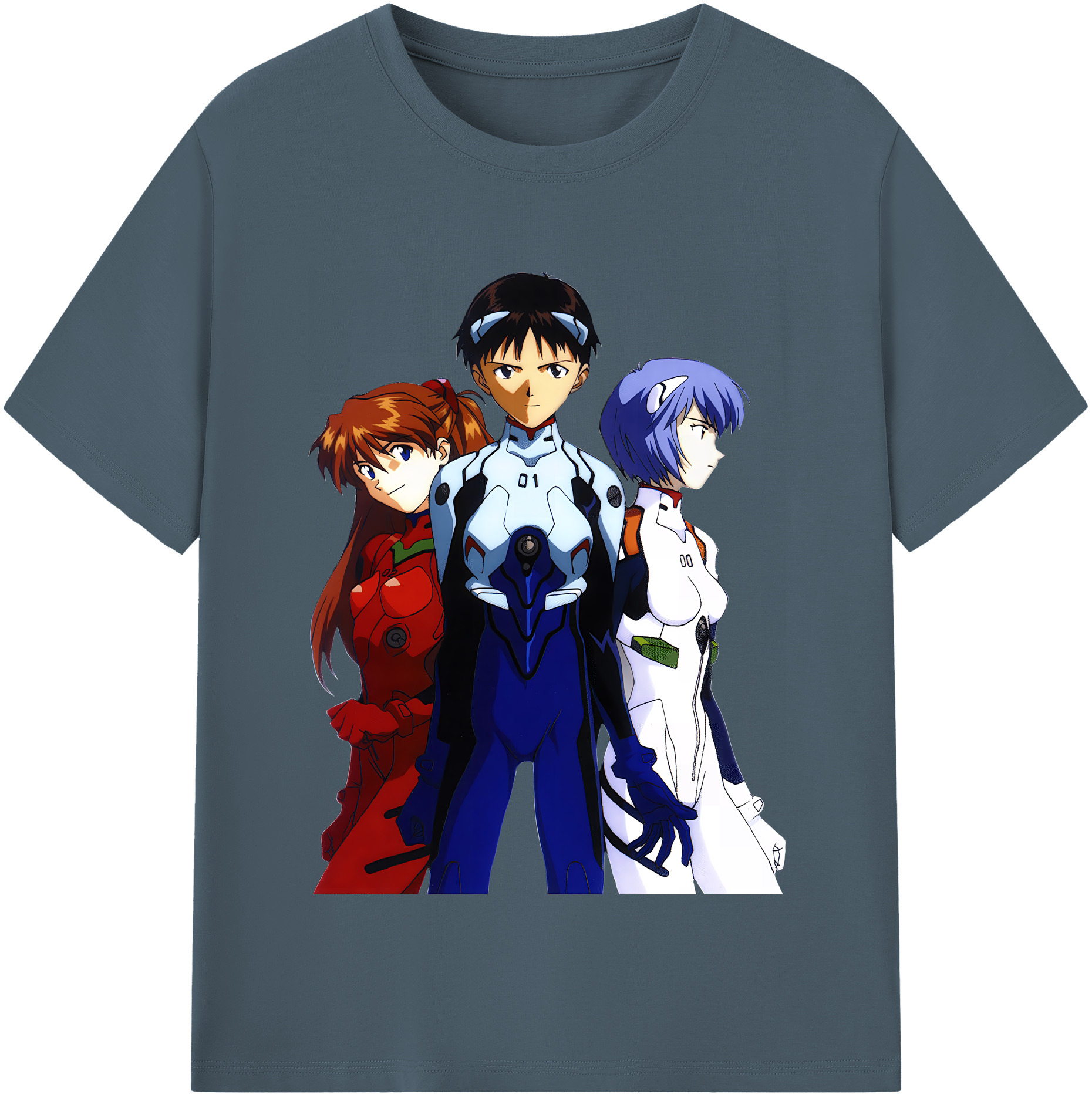 （画像用） EVA 新世紀エヴァンゲリオン 綿100％半袖Tシャツ（フロントプリント）